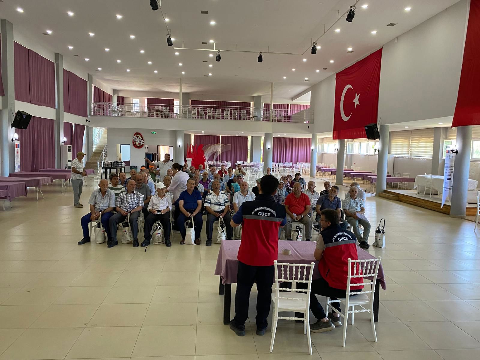 29 Haziranda Güce'de yapılan faaliyet
